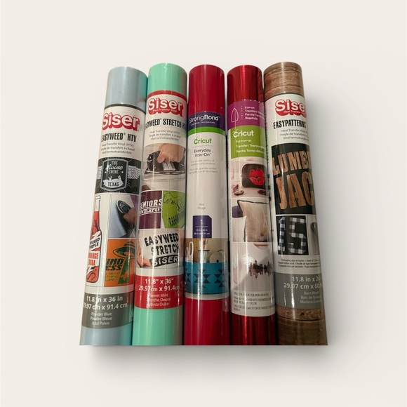 Cricut Other - Iron On Cricut Vinyl NWT (5 rolls)